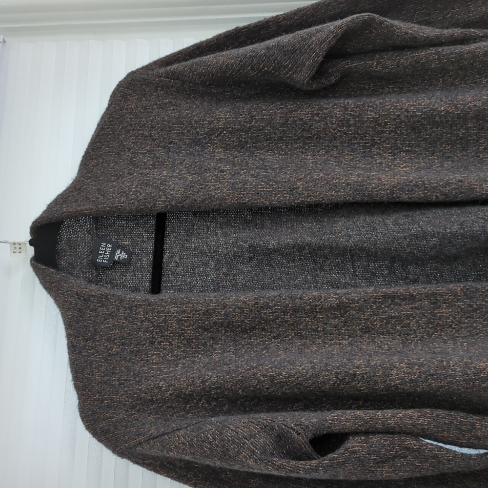 Eileen Fisher Wool Duster Sweater - Picture 5 of 11